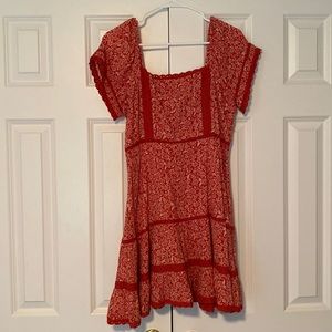 American Eagle red dress